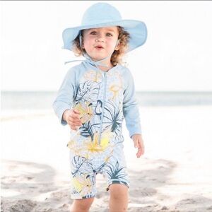 Ruggedbutts Rashguard – Birds of Paradise 6-12m NWT